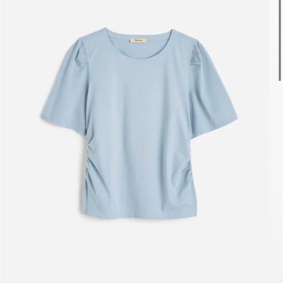 Madewell Tops - NWOT Madewell Side-Cinch Puff-Sleeve Tee size S